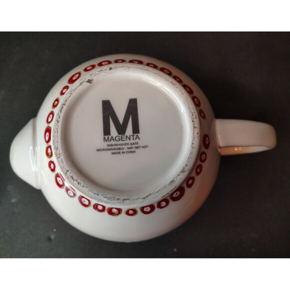 Magenta Rae Dunn Twas the Night Christmas Teapot Santa Hat Mouse - Picture 4 of 4